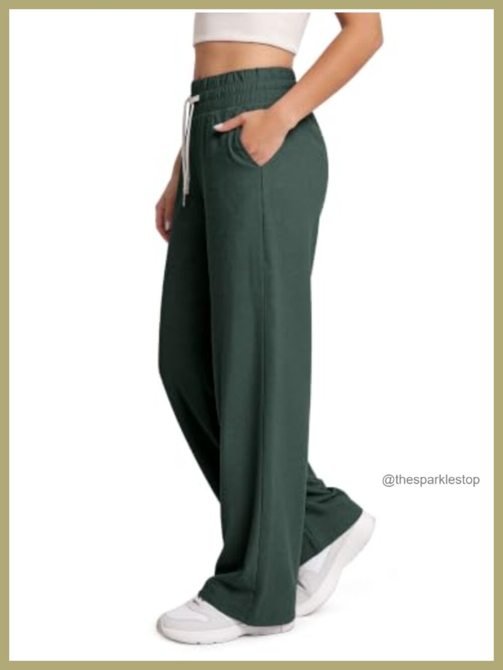 Wide Leg Yoga Pants Ultra Soft Stretch Drawstring Lounge Workout